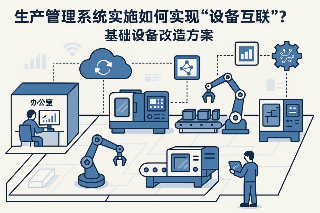 生产管理系统实施如何实现 “设备互联”？基础设备改造方案